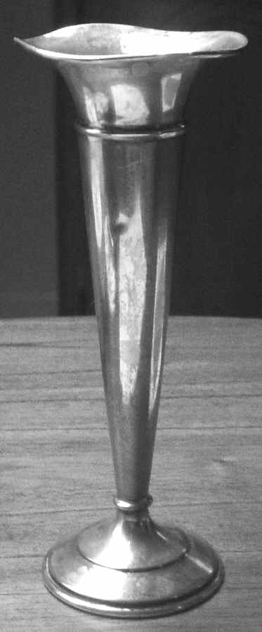 629 (Sterling, Hollowware) 9" Weighted Vase by Meriden Britannia -1