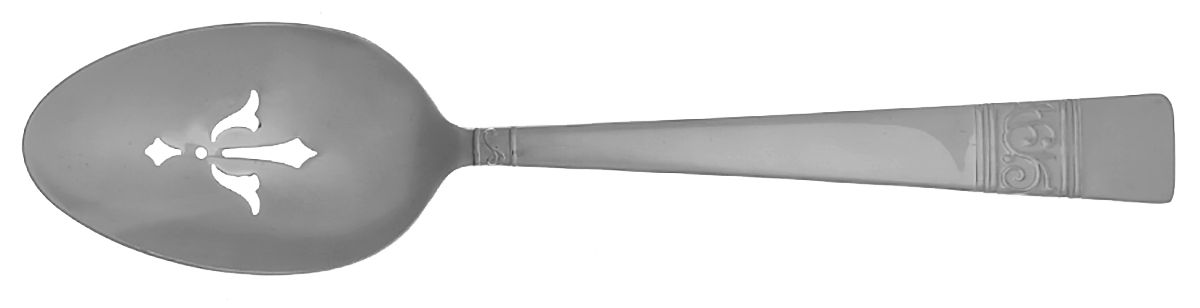 Parchment (Stainless) Pierced Tablespoon (Serving Spoon) by Mikasa-1