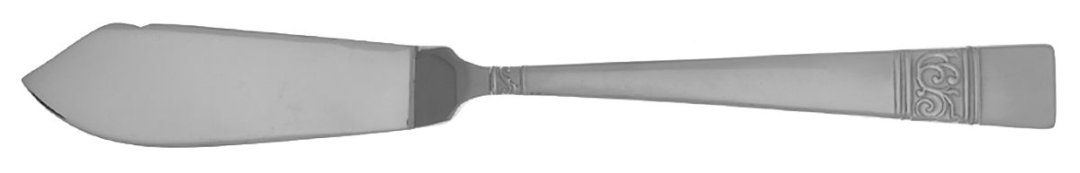 Parchment (Stainless) Flat Handle Master Butter Knife by Mikasa-1