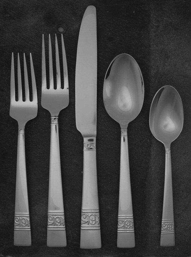 Parchment (Stainless) 5 Piece Place Setting by Mikasa-1