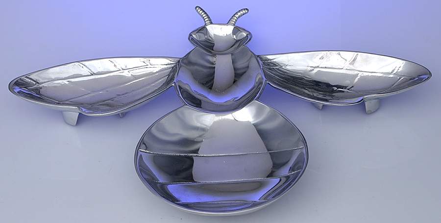 Aluminum Hollowware 1 Piece Chip & Dip by Mariposa-1