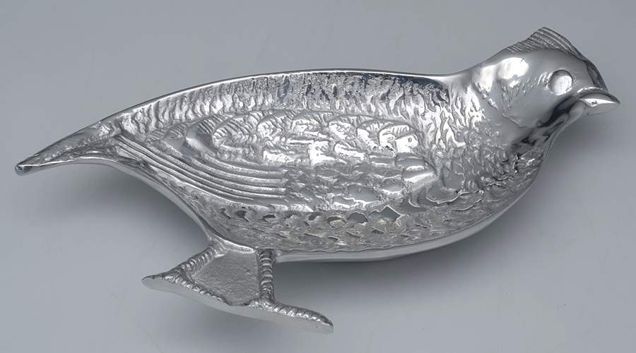 Aluminum Hollowware 9" Bon Bon Bowl by Mariposa-1