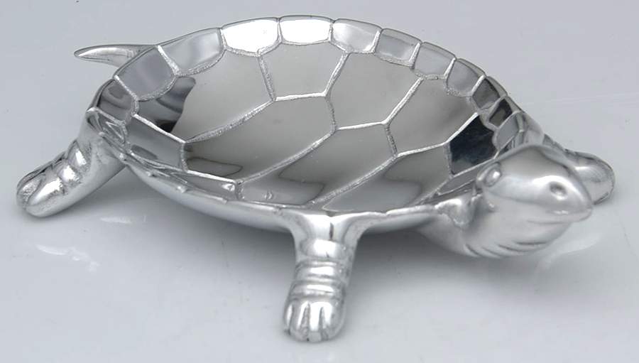 Aluminum Hollowware Soap Dish by Mariposa-1