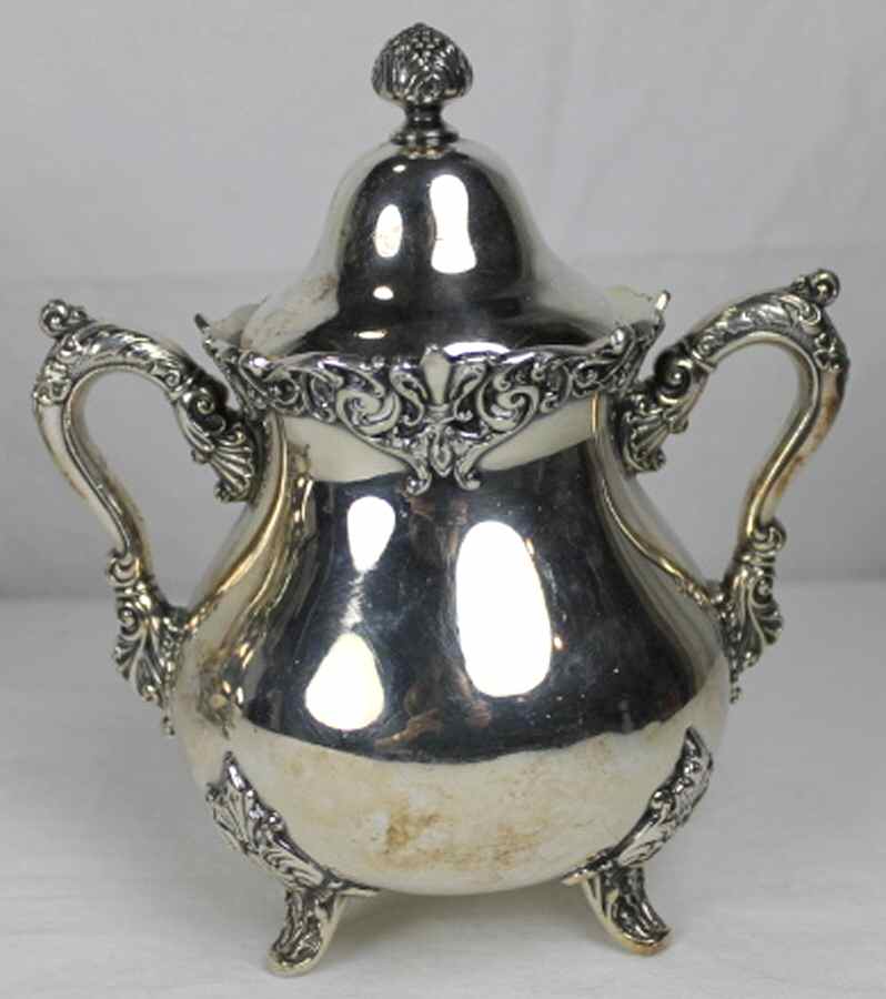 4018 (Silverplate, Hollowware) Sugar Bowl & Lid by Middletown Silver Co-1