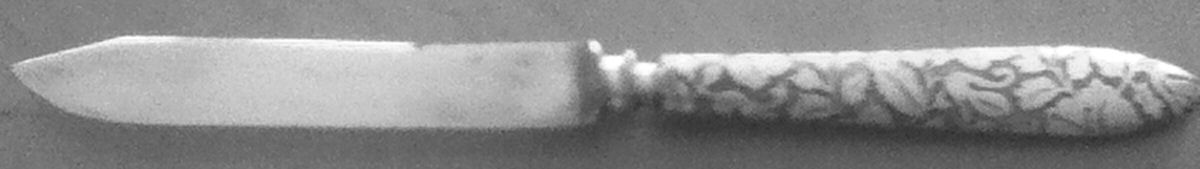 MCU1 (Silverplate) Individual Solid Fruit Knife by Meriden Cutlery Co-1