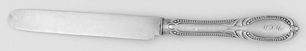 MHR7 (COIN) Dessert Knife with Silverplate Blade by Mitchell & Tyler-1