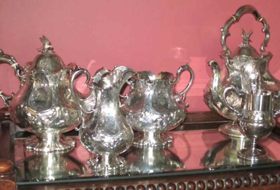 MH7 (Silverplate, Hollowware) Teapot by Martin, Hall & Co.-1