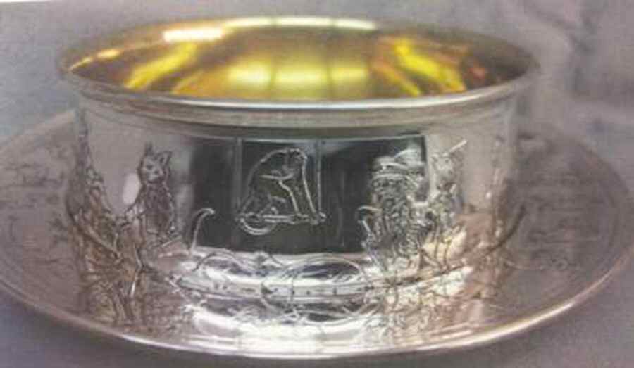 Children & Babyware (Sterling, Hollowware) 2 Piece Sterling Child Set (Bowl and Plate) by The Mcchesney Co.-1