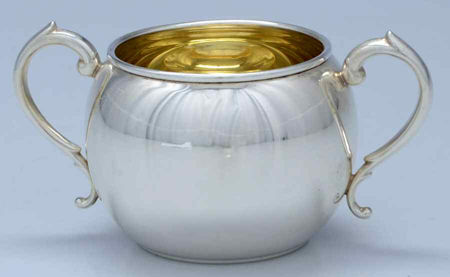897 (Sterling, Hollowware) Mini Open Sugar Bowl by Manchester-1