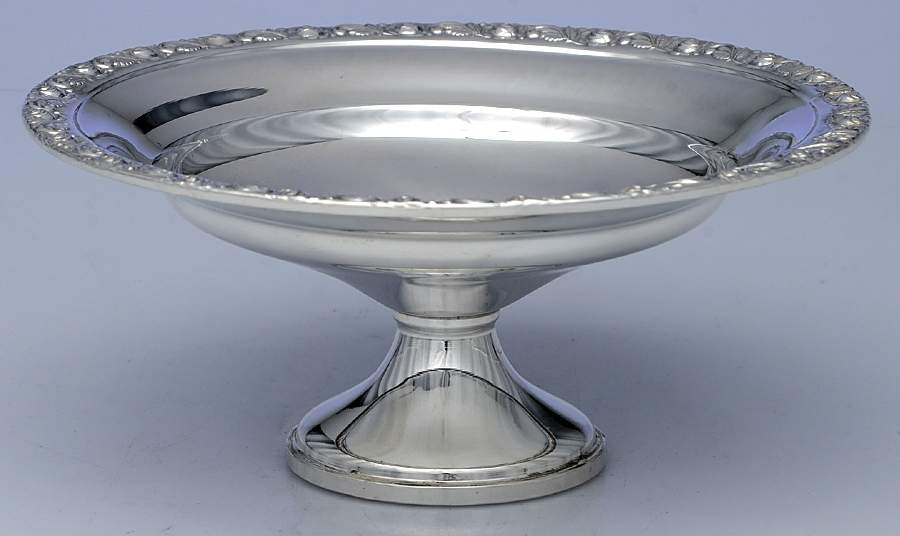 609 (Sterling, Hollowware) Weighted Round Compote (Height X Width) by Mueck-Cary-1