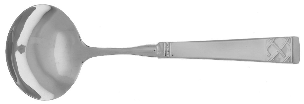 Avalene (Stainless) Gravy Ladle with No Spout Stainless Bowl HC by Mikasa-1