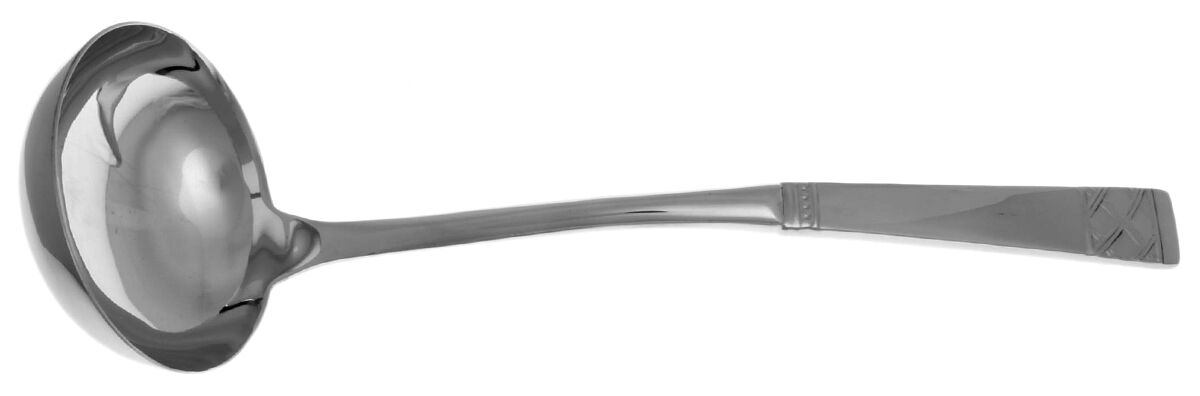 Avalene (Stainless) Soup Ladle with Stainless Bowl HC by Mikasa-1