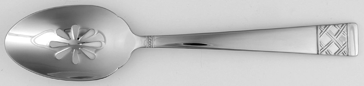 Avalene (Stainless) Pierced Tablespoon (Serving Spoon) by Mikasa-1