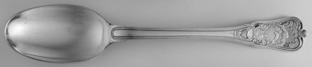 Charlottenborg (Sterling) Place/Oval Soup Spoon by Anton Michelsen-1