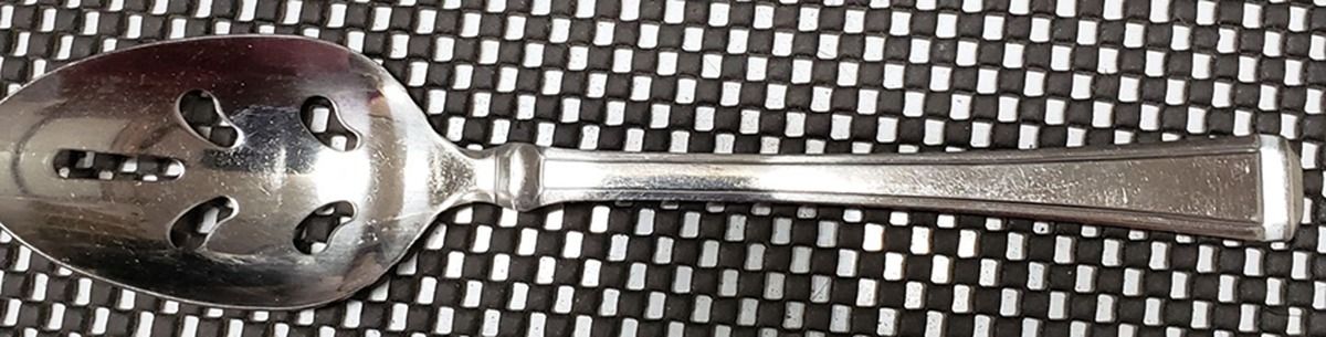 MFS12 (Stainless) Pierced Tablespoon (Serving Spoon) by Martha Stewart Flatw-1