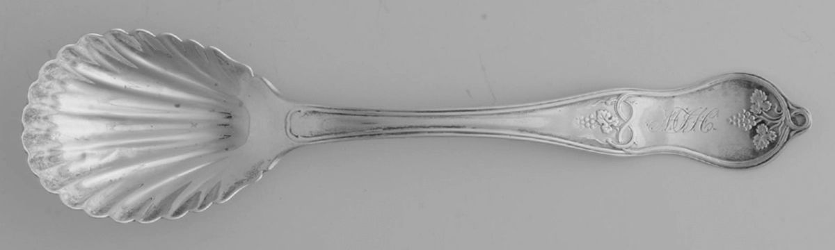 MUW4 (Coin) Sugar Shell Spoon by Mulford & Wendell-1