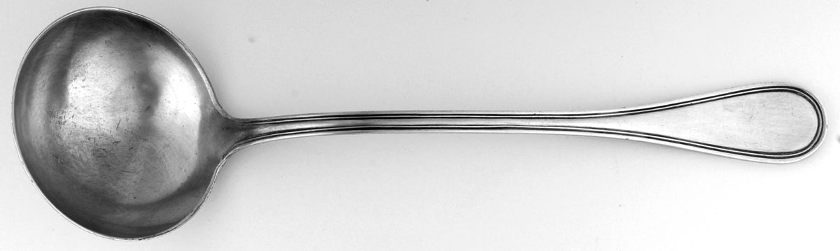 MLF4 (Stainless) Solid Soup Ladle by Malta-1