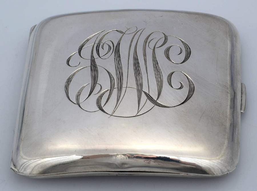 2 (Sterling, Hollowware) Cigarette Case by Moore & Hofman-1
