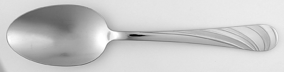 Swirl (Stainless) Tablespoon (Serving Spoon) by Mikasa-1