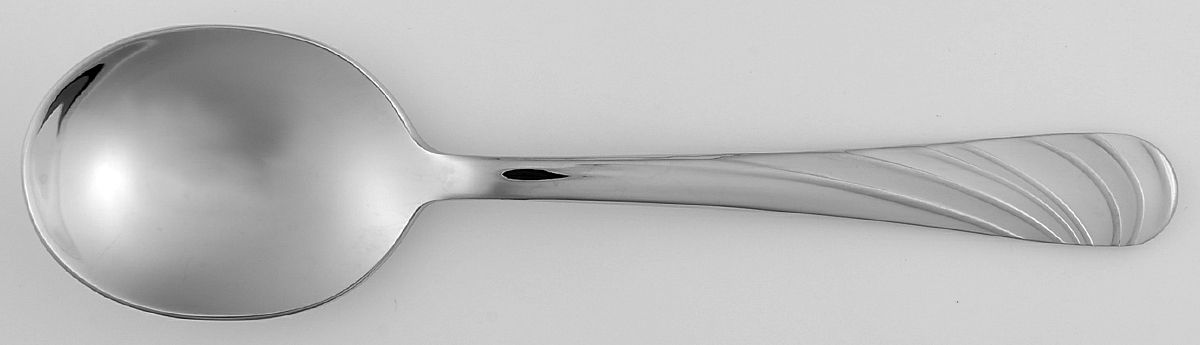 Swirl (Stainless) Sugar Shell Spoon by Mikasa-1