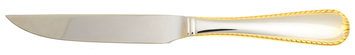 Cameo Gold (Stainless) Steak Knife Individual Hollow, No Serrate HC by Mikasa-1