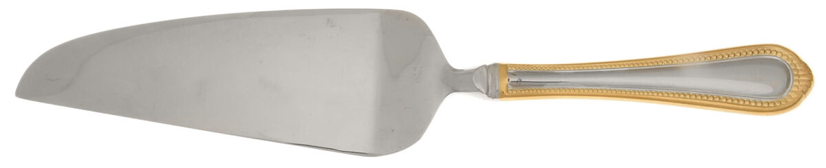 Regent Bead Gold (Stainless) Pie and Cake Server with Stainless Blade HC by Mikasa-1