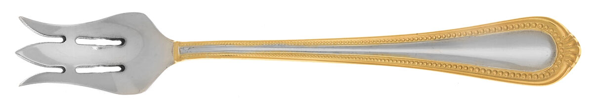 Regent Bead Gold (Stainless) Seafood/Cocktail Fork  HC by Mikasa-1