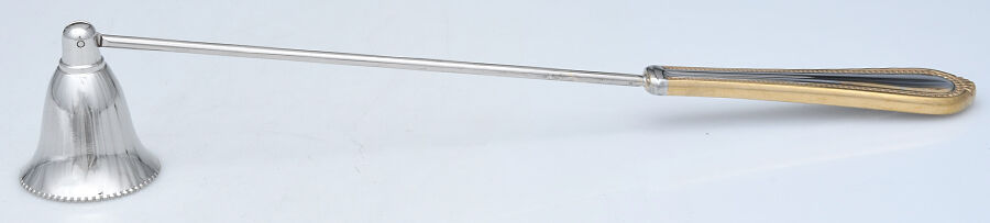Regent Bead Gold (Stainless) Candle Snuffer with Stainless Bowl HC by Mikasa-1