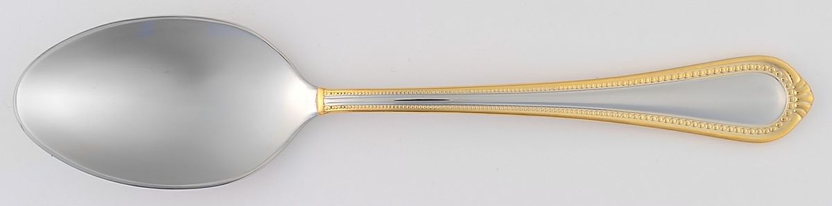 Regent Bead Gold (Stainless) Teaspoon by Mikasa-1