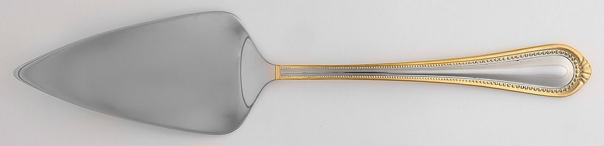 Regent Bead Gold (Stainless) Solid Pie Server by Mikasa-1