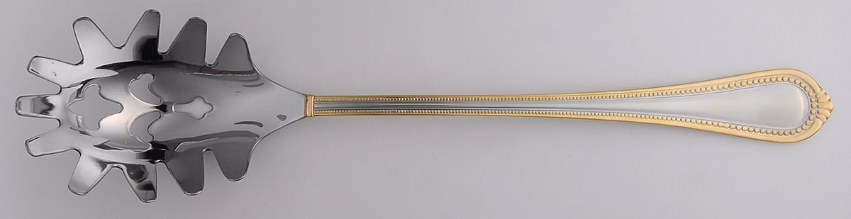 Regent Bead Gold (Stainless) Solid Pasta Server by Mikasa-1