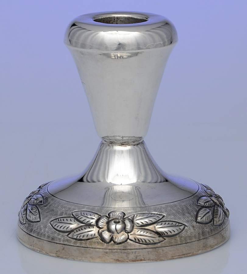 105915 (Sterling, Hollowware) 4" Console Candleholder by Maciel-1