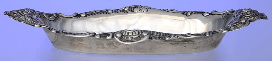 612 (Sterling, Hollowware) 7" Oval All Purpose Dish by Mauser-1