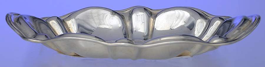330 (Sterling, Hollowware) 7" Oval All Purpose Dish by Mauser-1
