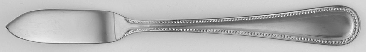Pearls (Stainless) Flat Handle Master Butter Knife by Michael Lloyd-1