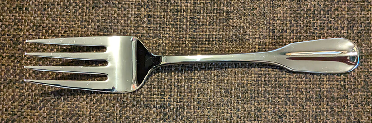 Lacey-Holbrooke (Stainless) Medium Solid Cold Meat Serving Fork by Mikasa-1