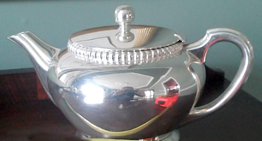 Mxd858 (Silverplate, Hollowware) Tea Pot by Meridional-1