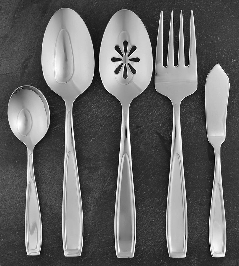 Natasha (Stainless) 5 Piece Hostess Set by Mikasa-1