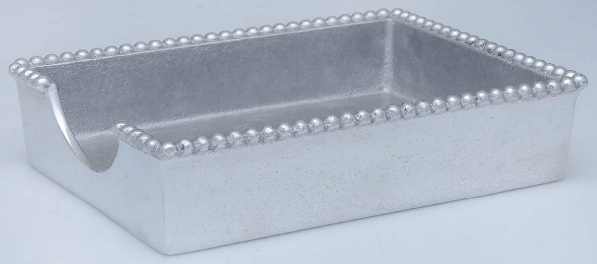 String of Pearls (Aluminum, Hollowware) Note Paper Holder by Mariposa-1