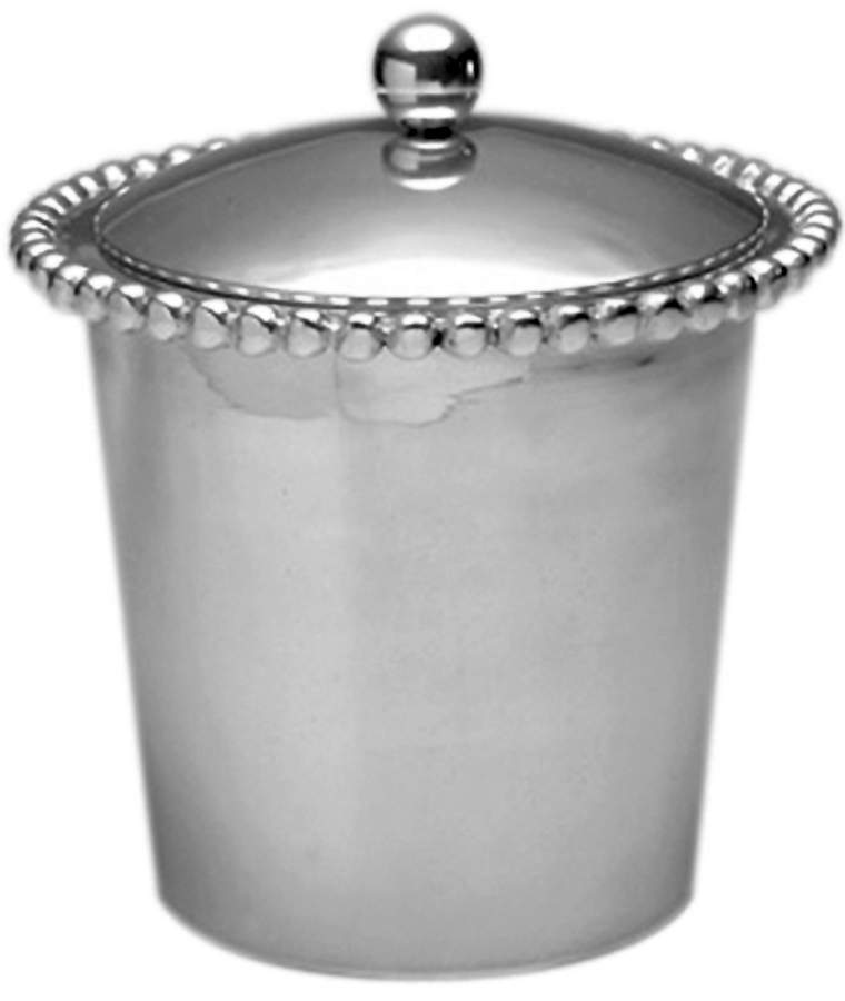String of Pearls (Aluminum, Hollowware) Ice Bucket & Lid by Mariposa-1