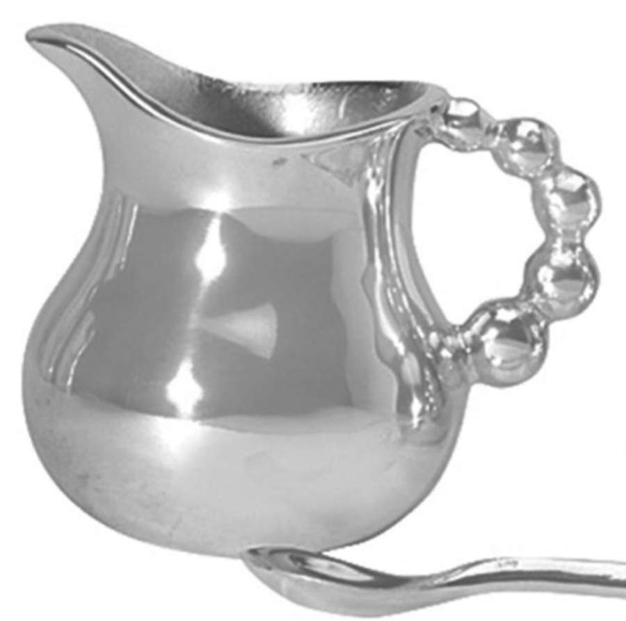 String of Pearls (Aluminum, Hollowware) Creamer by Mariposa-1