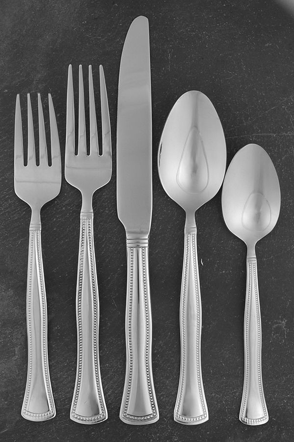 Chadwick Bead (Stainless) 5 Piece Place Setting by Mikasa-1