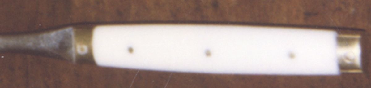 MAO2 (Stainless, White) Fork by Marcel Cotte-1