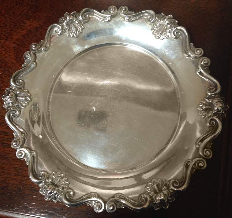 286 (Sterling, Hollowware) 7" Salad Plate by Meriden Britannia -1