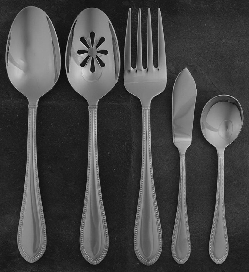Daphney (Stainless) 5 Piece Hostess Set by Mikasa-1