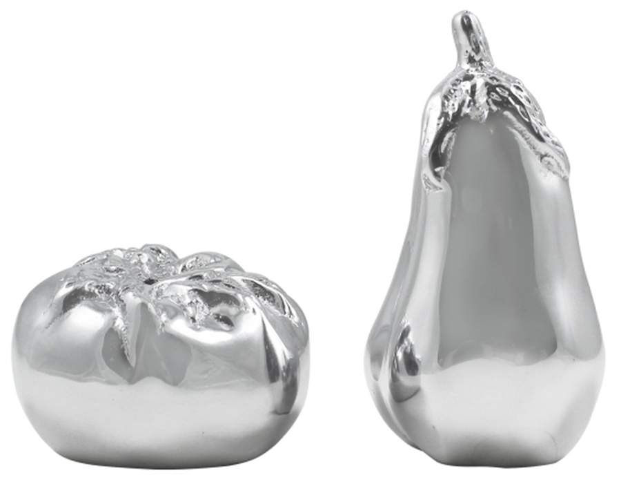 Farmer's Market (Aluminum, Hollowware) Figurine Salt & Pepper by Mariposa-1