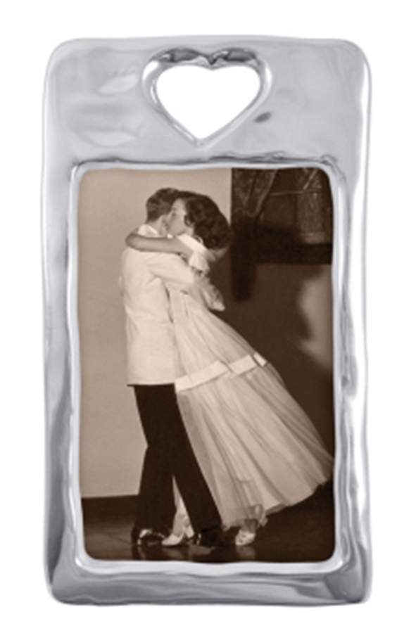 First Comes Love (Aluminum, Hollowware) Frame-Holds 4" X 6" by Mariposa-1