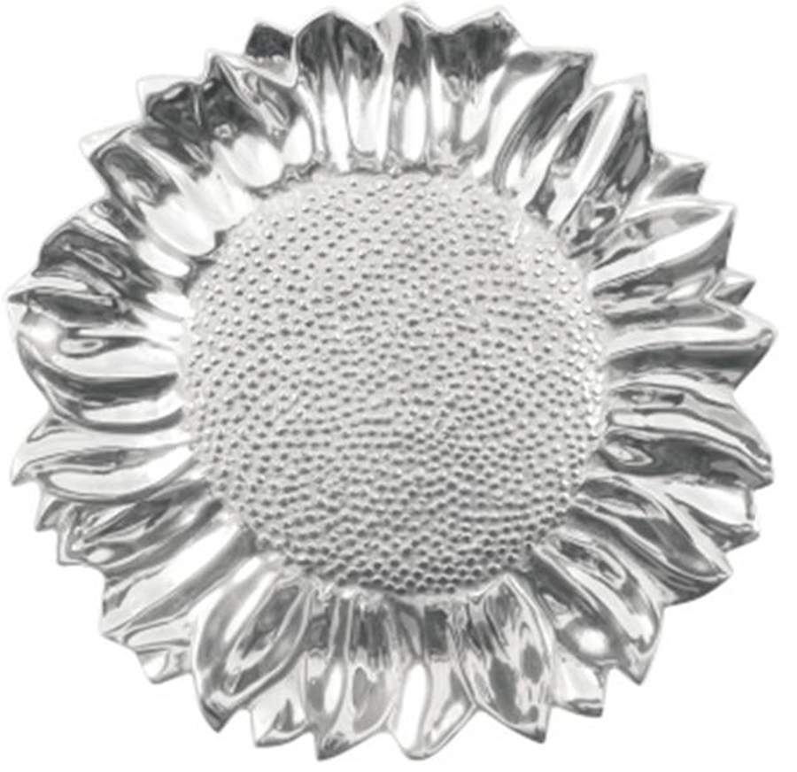 Gregarious Garden (Aluminum, Hollowware) 12" Round Platter by Mariposa-1