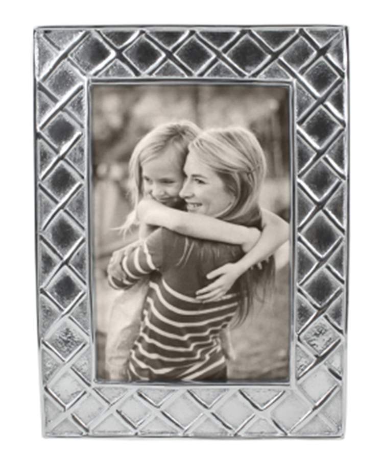 Gregarious Garden (Aluminum, Hollowware) Frame-Holds 4" X 6" Picture by Mariposa-1