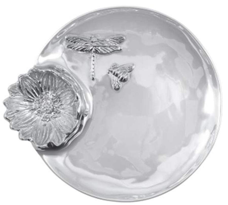 Gregarious Garden (Aluminum, Hollowware) 1 Piece Chip & Dip by Mariposa-1